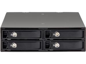SYBA SY-MRA25038 4 Bay 2.5" SATA Drive Mobile Rack for 5.25" Drive Bay SYBA SY-MRA25038 4 Bay 2.5" SATA Drive Mobile Rack for 5.25" Drive Bay