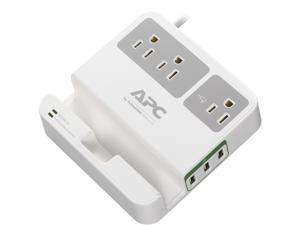 Apc Essential Surgearrest, 3 Outlets, 3 Usb Charging Ports, 120V Apc Essential Surgearrest, 3 Outlets, 3 Usb Charging Ports, 120V