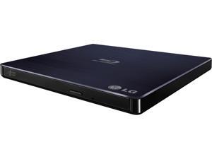 LG USB2.0 Slim Portable Blu-ray External Drive w/ M-DISC, Retail (Black)