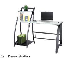 Safco 1936TG Xpressions™ Computer Workstation 53 1/4"w x 23 1/4"d x 45"h Tempered Glass;Black (frame) Safco 1936TG Xpressions™ Computer Workstation 53 1/4"w x 23 1/4"d x 45"h Tempered Glass;Black (frame)