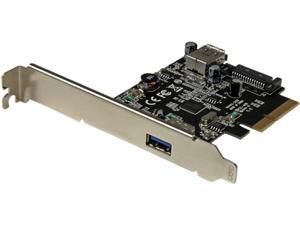 Startech PEXUSB311EI 2-Port USB 3.1 (10Gbps) Card - USB-A, 1 x External, 1 x Internal – PCIe Startech PEXUSB311EI 2-Port USB 3.1 (10Gbps) Card - USB-A, 1 x External, 1 x Internal – PCIe