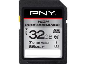 PNY 32GB High Performance SDHC UHS-I/U1 Class 10 Memory Card, Speed Up to 85MB/s (P-SDHC32GU185-GE) PNY 32GB High Performance SDHC UHS-I/U1 Class 10 Memory Card, Speed Up to 85MB/s (P-SDHC32GU185-GE)
