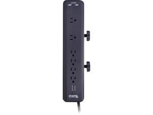 PLUGABLE 6-OUTLET CLAMPING DESK MOUNTABLE POWER STRIP WITH 2-PORT USB CHARGER PLUGABLE 6-OUTLET CLAMPING DESK MOUNTABLE POWER STRIP WITH 2-PORT USB CHARGER