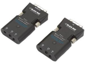 Black Box Mini Extender Kit for DVI-D and Stereo Audio over Fiber Black Box Mini Extender Kit for DVI-D and Stereo Audio over Fiber