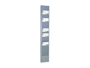40-Pocket Steel Swipe Card/badge Rack, 2-15/16" X 18-11/16" 40-Pocket Steel Swipe Card/badge Rack, 2-15/16" X 18-11/16"