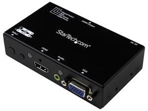StarTech VS221VGA2HD 2x1 HDMI® + VGA to HDMI Converter Switch w/ Automatic and Priority Switching – 1080p StarTech VS221VGA2HD 2x1 HDMI® + VGA to HDMI Converter Switch w/ Automatic and Priority Switching – 1080p