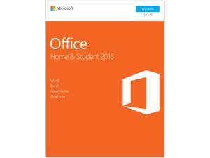 Microsoft Office Home and Student 2016 Product Key Card - 1 PC Microsoft Office Home and Student 2016 Product Key Card - 1 PC