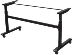 Height-Adjustable Flipper Table Base, 72W X 24D X 28-1/2 To 45H, Black Height-Adjustable Flipper Table Base, 72W X 24D X 28-1/2 To 45H, Black
