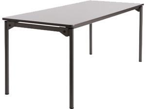 Maxx Legroom Rectangular Folding Table 72w x 30d x 29-1/2h Gray/Charcoal Maxx Legroom Rectangular Folding Table 72w x 30d x 29-1/2h Gray/Charcoal
