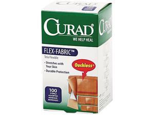 Curad Flex-Fabric Adhesive Bandage 100 EA/BX Curad Flex-Fabric Adhesive Bandage 100 EA/BX