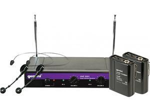 GEMINI VHF-1001HL Single-Channel VHF Wireless Microphone System (Includes headset microphone with belt pack transmitter) GEMINI VHF-1001HL Single-Channel VHF Wireless Microphone System (Includes headset microphone with belt pack transmitter)