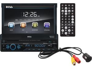 BOSS Audio BVB9967RC In-Dash Single-DIN 7" Motorized Touchscreen Monitor with Detachable Front Panel Bluetooth DVD Player BOSS Audio BVB9967RC In-Dash Single-DIN 7" Motorized Touchscreen Monitor with Detachable Front Panel Bluetooth DVD Player