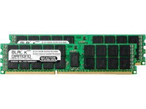 Black Diamond Memory 32GB (2 x 16GB) 240-Pin DDR3 SDRAM DDR3 1333 (PC3 10600) ECC Registered System Specific Memory Model BD16GX21333MTR23DE Black Diamond Memory 32GB (2 x 16GB) 240-Pin DDR3 SDRAM DDR3 1333 (PC3 10600) ECC Registered System Specific Memory Model BD16GX21333MTR23DE