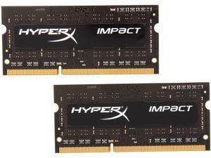HyperX Impact Black Series 8GB (2 x 4GB) 204-Pin DDR3 SO-DIMM DDR3L 1600 (PC3L 12800) Laptop Memory Model HX316LS9IBK2/8 HyperX Impact Black Series 8GB (2 x 4GB) 204-Pin DDR3 SO-DIMM DDR3L 1600 (PC3L 12800) Laptop Memory Model HX316LS9IBK2/8