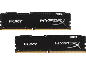 HyperX Fury 16GB (2 x 8GB) DDR4 2666 RAM (Desktop Memory) CL15 XMP Black DIMM (288-Pin) HX426C15FBK2/16 HyperX Fury 16GB (2 x 8GB) DDR4 2666 RAM (Desktop Memory) CL15 XMP Black DIMM (288-Pin) HX426C15FBK2/16