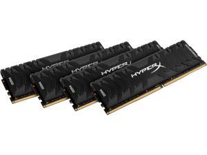 HyperX Predator 64GB (4 x 16GB) DDR4 3000 RAM (Desktop Memory) CL15 XMP Black DIMM (288-Pin) HX430C15PB3K4/64 HyperX Predator 64GB (4 x 16GB) DDR4 3000 RAM (Desktop Memory) CL15 XMP Black DIMM (288-Pin) HX430C15PB3K4/64