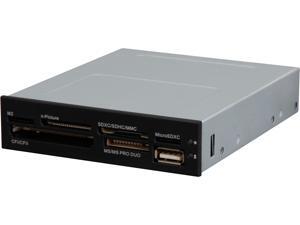 StarTech 35FCREADBK3 Supports CompactFlash type I/ II, SD/ miniSD/ microSD/ SDHC/ SDXC, MMC/ RS-MMC/ HS-MMC/ MMCmobile/ MMCplus/ MMCmicro/ HC-MMC, MemoryStick, and xD Picture card. 22-in-1 Card Reader StarTech 35FCREADBK3 Supports CompactFlash type I/ II, SD/ miniSD/ microSD/ SDHC/ SDXC, MMC/ RS-MMC/ HS-MMC/ MMCmobile/ MMCplus/ MMCmicro/ HC-MMC, MemoryStick, and xD Picture card. 22-in-1 Card Reader