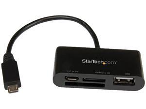StarTech FCREADUOTGDB Flash Reader for OTG micro USB (cable) OTG USB Memory Card Reader Dongle for Mobile Devices - Supports SD & Micro SD Cards StarTech FCREADUOTGDB Flash Reader for OTG micro USB (cable) OTG USB Memory Card Reader Dongle for Mobile Devices - Supports SD & Micro SD Cards