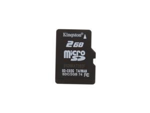 Kingston 2GB MicroSD Flash Card Single Pack - Card Only Model SDC/2GBSP Kingston 2GB MicroSD Flash Card Single Pack - Card Only Model SDC/2GBSP