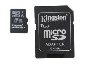 Kingston 16GB microSDHC Flash Card Model SDC4/16GB Kingston 16GB microSDHC Flash Card Model SDC4/16GB