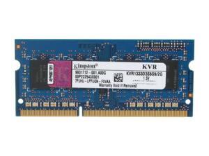 Kingston ValueRAM 2GB 204-Pin DDR3 SO-DIMM DDR3 1333 (PC3 10600) Notebook Memory Model KVR1333D3S8S9/2G Kingston ValueRAM 2GB 204-Pin DDR3 SO-DIMM DDR3 1333 (PC3 10600) Notebook Memory Model KVR1333D3S8S9/2G