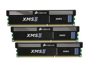 CORSAIR XMS3 6GB (3 x 2GB) 240-Pin DDR3 SDRAM DDR3 1600 (PC3 12800) Desktop Memory Model CMX6GX3M3A1600C9 CORSAIR XMS3 6GB (3 x 2GB) 240-Pin DDR3 SDRAM DDR3 1600 (PC3 12800) Desktop Memory Model CMX6GX3M3A1600C9