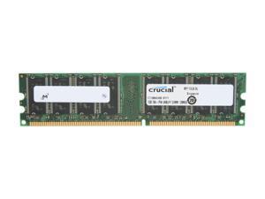 Crucial 1GB 184-Pin DDR SDRAM DDR 400 (PC 3200) Desktop Memory Model CT12864Z40B Crucial 1GB 184-Pin DDR SDRAM DDR 400 (PC 3200) Desktop Memory Model CT12864Z40B