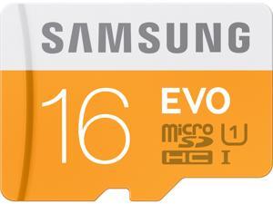 Samsung 16GB EVO microSDHC UHS-I/U1 Class 10 Memory Card with Adapter (MB-MP16DA/AM) Samsung 16GB EVO microSDHC UHS-I/U1 Class 10 Memory Card with Adapter (MB-MP16DA/AM)