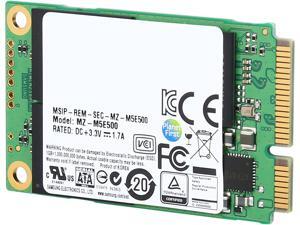 SAMSUNG 850 EVO mSATA 500GB SATA III 3-D Vertical Internal SSD Single Unit Version MZ-M5E500BW SAMSUNG 850 EVO mSATA 500GB SATA III 3-D Vertical Internal SSD Single Unit Version MZ-M5E500BW