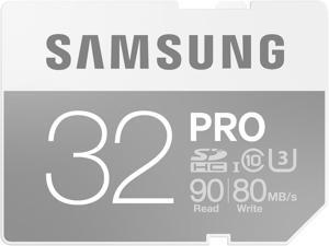 Samsung 32GB PRO SDHC UHS-I/U3 Class 10 Memory Card, Speed Up to 90MB/s (MB-SG32E/AM) Samsung 32GB PRO SDHC UHS-I/U3 Class 10 Memory Card, Speed Up to 90MB/s (MB-SG32E/AM)