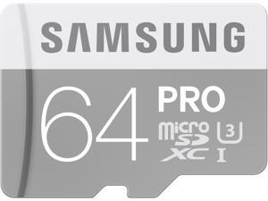 Samsung 64GB PRO microSDXC UHS-I/U3 Class 10 Memory Card with Adapter, Speed Up to 90MB/s (MB-MG64EA/AM) Samsung 64GB PRO microSDXC UHS-I/U3 Class 10 Memory Card with Adapter, Speed Up to 90MB/s (MB-MG64EA/AM)