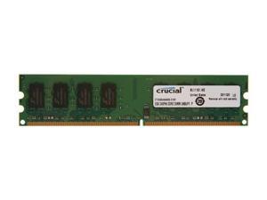Crucial 2GB 240-Pin DDR2 SDRAM DDR2 800 (PC2 6400) Desktop Memory Model CT25664AA800 Crucial 2GB 240-Pin DDR2 SDRAM DDR2 800 (PC2 6400) Desktop Memory Model CT25664AA800