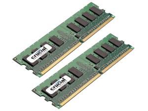 Crucial 4GB (2 x 2GB) 240-Pin DDR2 SDRAM DDR2 800 (PC2 6400) Dual Channel Kit Desktop Memory Model CT2KT25664AA800 Crucial 4GB (2 x 2GB) 240-Pin DDR2 SDRAM DDR2 800 (PC2 6400) Dual Channel Kit Desktop Memory Model CT2KT25664AA800