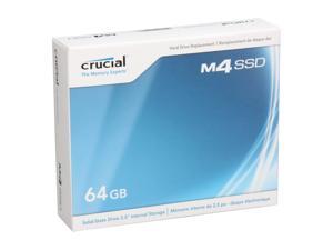 Crucial M4 CT064M4SSD2 2.5" 64GB SATA III MLC Internal Solid State Drive (SSD)