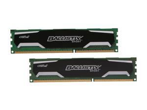 Ballistix Sport 4GB (2 x 2GB) 240-Pin DDR3 SDRAM DDR3 1600 (PC3 12800) Desktop Memory Model BLS2KIT2G3D1609DS1S00 Ballistix Sport 4GB (2 x 2GB) 240-Pin DDR3 SDRAM DDR3 1600 (PC3 12800) Desktop Memory Model BLS2KIT2G3D1609DS1S00
