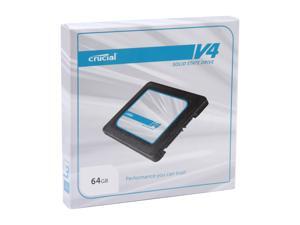 Crucial V4 2.5" 64GB SATA II MLC Internal Solid State Drive (SSD) SSD Only CT064V4SSD2 Crucial V4 2.5" 64GB SATA II MLC Internal Solid State Drive (SSD) SSD Only CT064V4SSD2