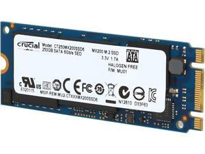 Crucial MX200 M.2 Type 2260DS (Double Sided) 250GB SATA 6Gbps (SATA III) Micron 16nm MLC NAND Internal Solid State Drive (SSD) CT250MX200SSD6 Crucial MX200 M.2 Type 2260DS (Double Sided) 250GB SATA 6Gbps (SATA III) Micron 16nm MLC NAND Internal Solid State Drive (SSD) CT250MX200SSD6