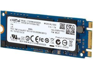 Crucial MX200 M.2 Type 2260DS (Double Sided) 500GB SATA 6Gbps (SATA III) Micron 16nm MLC NAND Internal Solid State Drive (SSD) CT500MX200SSD6 Crucial MX200 M.2 Type 2260DS (Double Sided) 500GB SATA 6Gbps (SATA III) Micron 16nm MLC NAND Internal Solid State Drive (SSD) CT500MX200SSD6