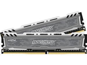 Ballistix Sport LT 32GB Kit (16GBx2) DDR4 2400 MT/s (PC4-19200) DIMM 288-Pin - BLS2K16G4D240FSB (Gray) Ballistix Sport LT 32GB Kit (16GBx2) DDR4 2400 MT/s (PC4-19200) DIMM 288-Pin - BLS2K16G4D240FSB (Gray)