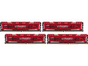 Ballistix Sport LT 64GB (4 x 16GB) 288-Pin DDR4 SDRAM DDR4 2400 (PC4 19200) Desktop Memory Model BLS4K16G4D240FSE Ballistix Sport LT 64GB (4 x 16GB) 288-Pin DDR4 SDRAM DDR4 2400 (PC4 19200) Desktop Memory Model BLS4K16G4D240FSE