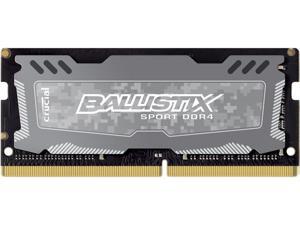Ballistix Sport LT 16GB Single DDR4 2400 MT/s (PC4-19200) SODIMM 260-Pin Memory - BLS16G4S240FSD Ballistix Sport LT 16GB Single DDR4 2400 MT/s (PC4-19200) SODIMM 260-Pin Memory - BLS16G4S240FSD