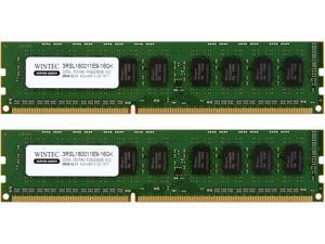 Wintec Server Series 16GB (2 x 8GB) 240-Pin DDR3 SDRAM ECC Unbuffered DDR3L 1600 (PC3L 12800) Server Memory Model 3RSL160011E9-16GK Wintec Server Series 16GB (2 x 8GB) 240-Pin DDR3 SDRAM ECC Unbuffered DDR3L 1600 (PC3L 12800) Server Memory Model 3RSL160011E9-16GK