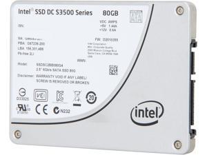 Intel SSD DC S3500 Series 2.5" 80GB SATA III MLC Internal Solid State Drive (SSD) SSDSC2BB080G401 Intel SSD DC S3500 Series 2.5" 80GB SATA III MLC Internal Solid State Drive (SSD) SSDSC2BB080G401