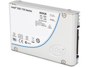Intel 750 Series 2.5" 800GB PCI-Express 3.0 x4 MLC Internal Solid State Drive (SSD) SSDPE2MW800G4X1 Intel 750 Series 2.5" 800GB PCI-Express 3.0 x4 MLC Internal Solid State Drive (SSD) SSDPE2MW800G4X1