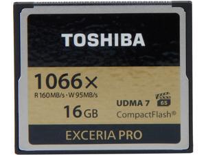 Toshiba EXCERIA PRO 16GB Compact Flash (CF) Flash Card Model THNCF016GSGI Toshiba EXCERIA PRO 16GB Compact Flash (CF) Flash Card Model THNCF016GSGI