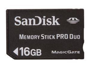 SanDisk 16GB Memory Stick Pro Duo (MS Pro Duo) Flash Card Model SDMSPD-016G-A11 SanDisk 16GB Memory Stick Pro Duo (MS Pro Duo) Flash Card Model SDMSPD-016G-A11