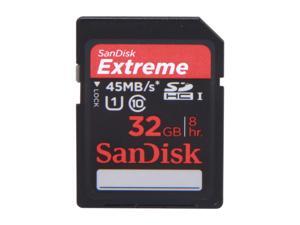 SanDisk Extreme 32GB SDHC UHS-I Flash Card - Class 10 45MB/S SanDisk Extreme 32GB SDHC UHS-I Flash Card - Class 10 45MB/S