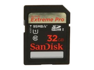 SanDisk Extreme Pro 32GB Secure Digital High-Capacity (SDHC) Flash Card Model SDSDXPA-032G-A46 SanDisk Extreme Pro 32GB Secure Digital High-Capacity (SDHC) Flash Card Model SDSDXPA-032G-A46