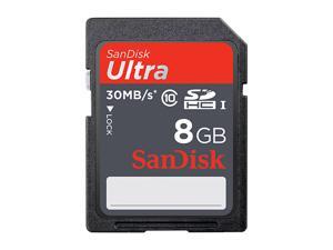 SanDisk 8GB Ultra SDHC UHS-I Card - Class 10 30MB/s SanDisk 8GB Ultra SDHC UHS-I Card - Class 10 30MB/s