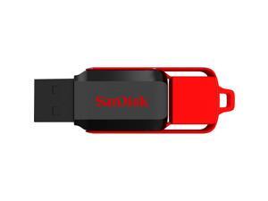 SanDisk Cruzer Switch SDCZ52-008G-B35 8 GB USB 2.0 Flash Drive - Black, Red SanDisk Cruzer Switch SDCZ52-008G-B35 8 GB USB 2.0 Flash Drive - Black, Red